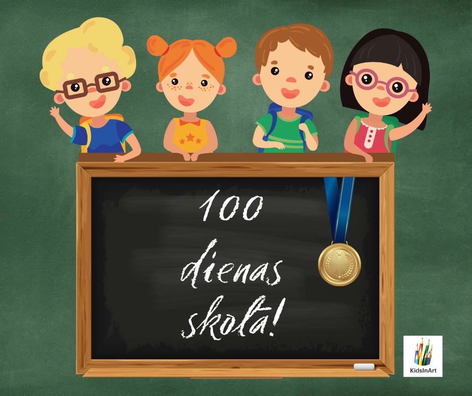 100 dienas skolā! 🏅