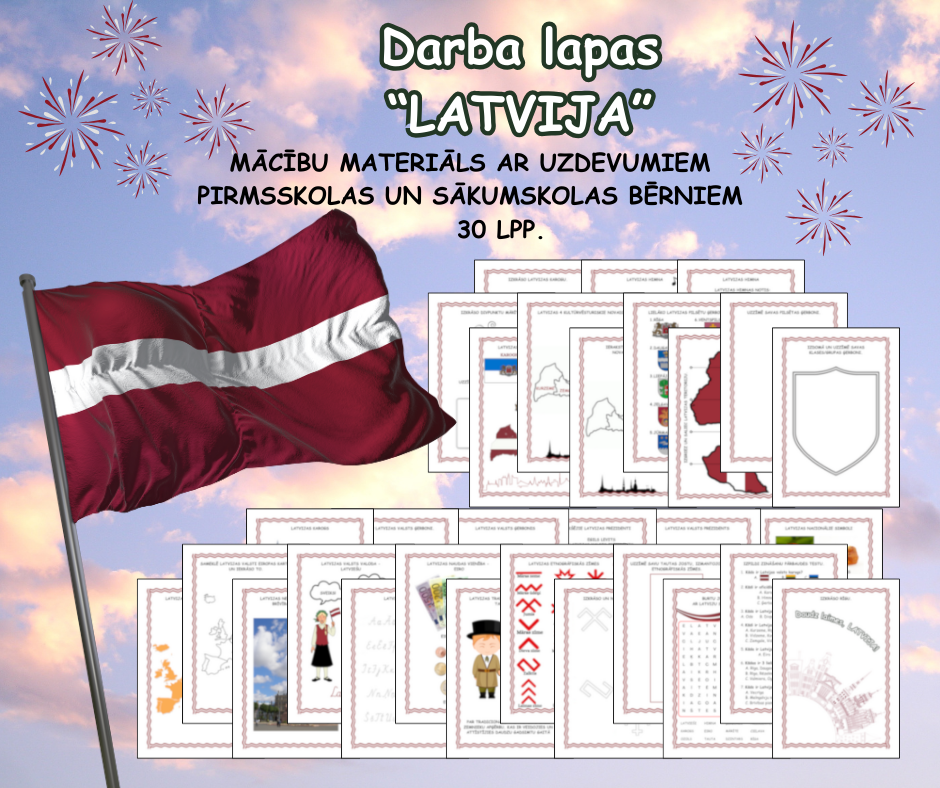 Darba lapas "Latvija" 💖