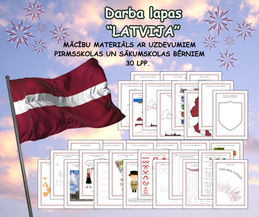 Darba lapas "Latvija" 💖